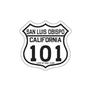 San Luis Obispo Hwy 101 Small Sticker