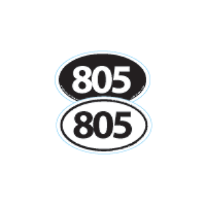San Luis Obispo Area Code Sticker