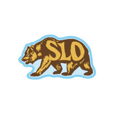 San Luis Obispo Bear Mini Patch